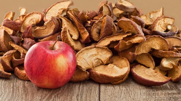 تصویر 1 از سیب خشک قرمز کم کالری مناسب رژیم غذایی